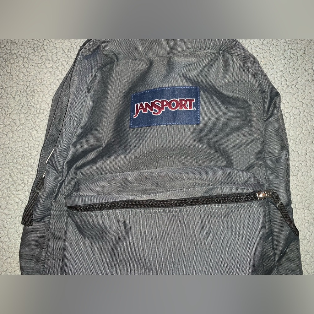 Jansport Superbreak Plus Backpack Gray - image 4